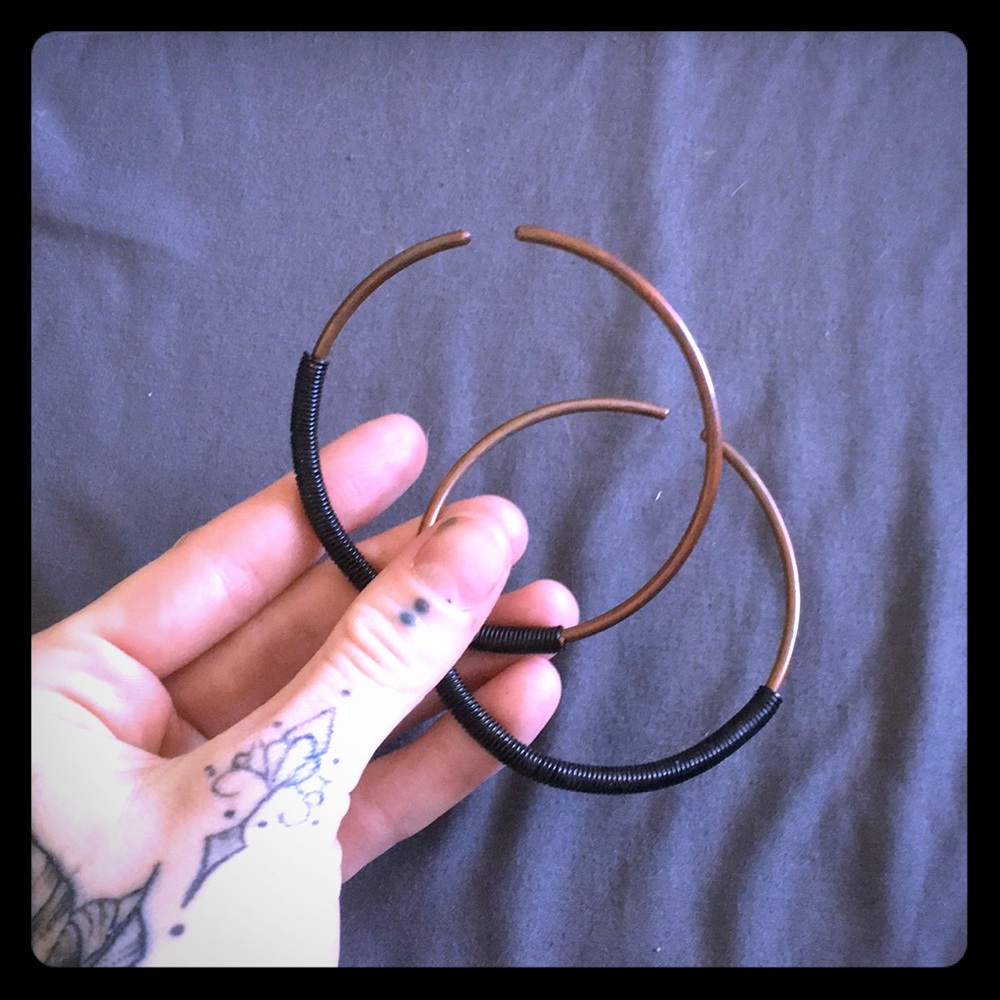 Peach Treats copper closure hoops